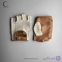 دستکش چرم رانندگی Oldmoney Crochet