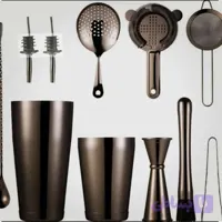 ست 11 پارچه شیکر مشکی ساور کد 6