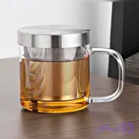 لیوان دمنوش درب استیل کد 3271