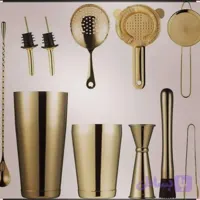 ست 11 پارچه شیکر طلایی ساور کد 7