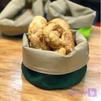 سبد نان پارچه ای کد ۵۰۲۹ (رنگ سبز تیره)