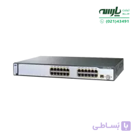 سوئیچ شبکه سیسکو 24 پورت WS-C3750-24TS-S