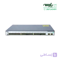 سوئیچ شبکه سیسکو 24 پورت WS-C3750-24FS-S