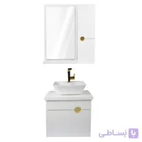 ست کابین روشویی و آینه باکس چارسو مدل آرنیکا سیلور – Arnica S