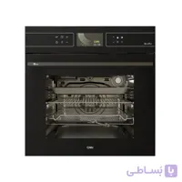 فر توکار برقی کن مدل کلر Keller-M مشکی استیل
