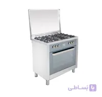اجاق گاز مبله فردار تخت اخوان مدل M14-EDTW سفید