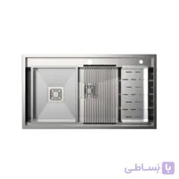 سینک ظرفشویی باکسی توکار استیل البرز مدل 955