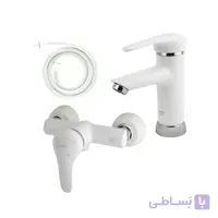 ست سه تکه کسری مدل آبتین سفید