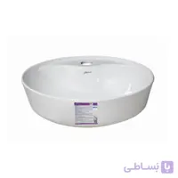 روشویی روکابینتی گاتریا مدل هما بیضی شیر سرخود بژ