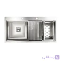 سینک ظرفشویی باکسی توکار اخوان مدل 355