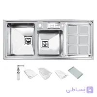 سینک ظرفشویی باکسی توکار اخوان مدل 318