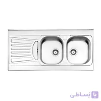 سينک ظرفشویی روکار استیل البرز مدل 726/60