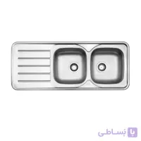 سينک ظرفشویی روکار استیل البرز مدل 221