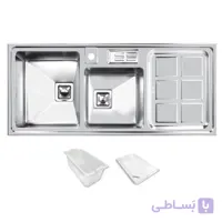 سینک ظرفشویی باکسی توکار اخوان مدل 318S
