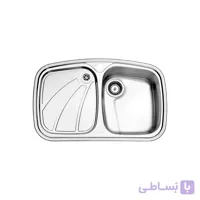 سينک ظرفشویی روکار استیل البرز مدل 618