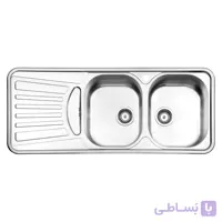 سينک ظرفشویی توکار استیل البرز مدل 270/50
