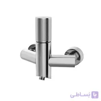 شیر توالت کسری مدل کراون کروم