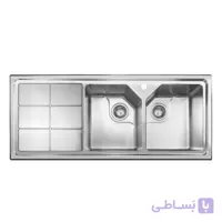 سینک ظرفشویی باکسی توکار اخوان مدل 324S
