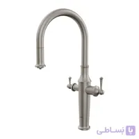 شیر ظرفشویی شاوری دومنظوره کسری مدل اسپوزا طلایی مات