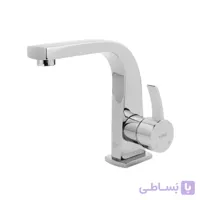 شیر روشویی کسری مدل فیروزه (فیورنزو) سفید طلایی