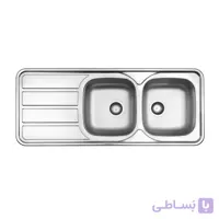 سينک ظرفشویی روکار استیل البرز مدل 223
