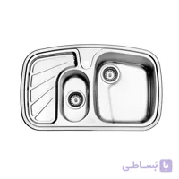 سينک ظرفشویی روکار استیل البرز مدل 608