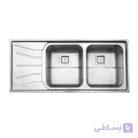 سينک ظرفشویی توکار استیل البرز مدل 737