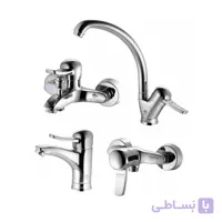 ست چهار تکه شیرآلات درخشان مدل هما (کاسیو)
