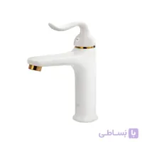 شیر ظرفشویی کسری مدل رابین سفید طلایی