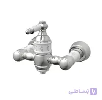شیر توالت کسری مدل توکیو سفید کروم