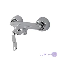 شیر توالت کسری مدل رابین کروم مات