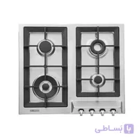 اجاق گاز صفحه ای استیل البرز مدل s4605 با قطعات ایتالیایی