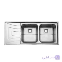 سينک ظرفشویی روکار استیل البرز مدل 736