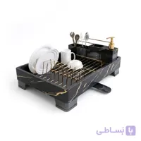 جاظرفی (آب چکان) هارمونی طرح ماربل مشکی طلایی