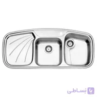 سينک ظرفشویی روکار استیل البرز مدل 614
