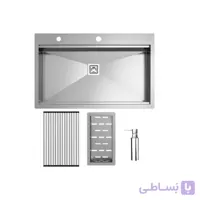 سینک ظرفشویی دست ساز باکسی توکار کن مدل BCN-104