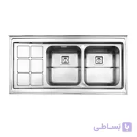 سینک ظرفشویی توکار استیل البرز مدل 761