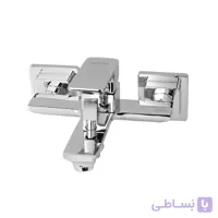 شیر دوش درخشان مدل سوپرفلت مشکی