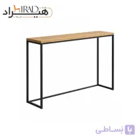 کنسول فلزی صفحه چوبی مینیمال هیراد مدل B150