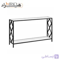 کنسول فلزی ضربدری صفحه سفید هیراد مدل B148