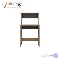 میز تحریر دوطبقه شلف دار چوبی هیراد مدل T214