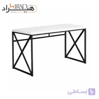 میز تحریر فلزی کشودار پایه ضربدری هیراد مدل T217