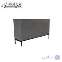 کنسول هیراد مدل B136 رنگ آلومینیومی جنس ملامینه