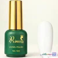 لاک ژل براق ناخن پرنسس مدل NE شماره 006 رنگ سفید