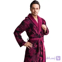 حوله پالتویی یوناس زرشکی سایز M تا XXL
