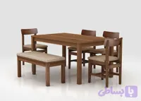 ست میز و صندلی ناهار خوری 6 نفره مدل پارتاک
