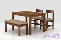 ست میز و صندلی ناهار خوری 4 نفره مدل پارتاک