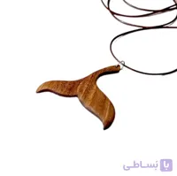 گردنبند دم وال چوب گردو دست ساز