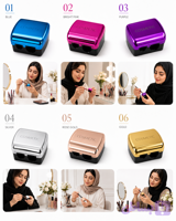 تراش دو قلو گازمتیک؛ تراش آرایشی دو سایز با طراحی شیک و کاربردی