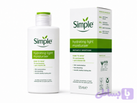 مرطوب کننده و آبرسان سیمپل لایت 125 میل؛ Simple Hydrating Light Moisturiser